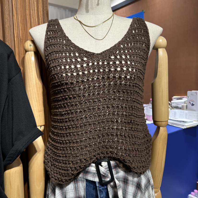 AMOUR東大門實拍女裝新款休閑推薦真品熱賣25春夏人氣吊帶背心AMOUR吊帶/背心圖色2