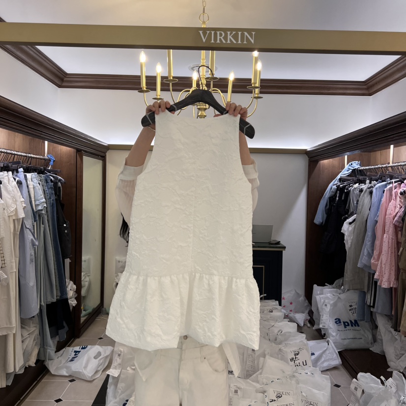 VIRKIN東大門實拍女裝新品25春夏推薦休閑職業人氣時尚連衣裙VIRKIN連衣裙