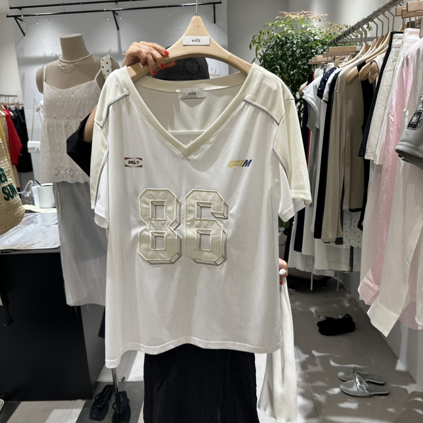 AYCE韓國代購女裝新款推薦職業真品熱賣休閑人氣25春夏時尚T恤101SHOWROOM/AYCET恤