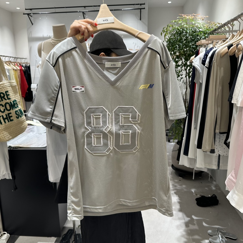 AYCE韓國代購女裝新款推薦職業真品熱賣休閑人氣25春夏時尚T恤101SHOWROOM/AYCET恤圖色2