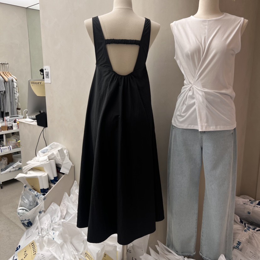 MURR韓國直郵女裝新款人氣真品熱賣休閑推薦25春夏時尚連衣裙MURR連衣裙