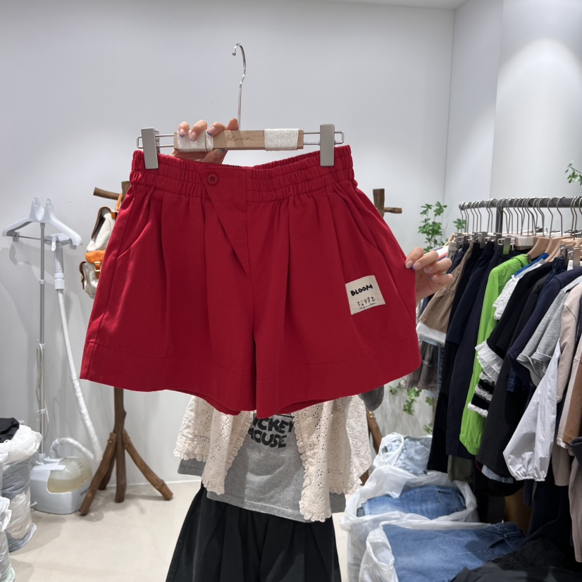 BLOOM韓國直郵女裝新品職業人氣時尚25春夏熱賣真品短褲口袋BLOOM-S短褲