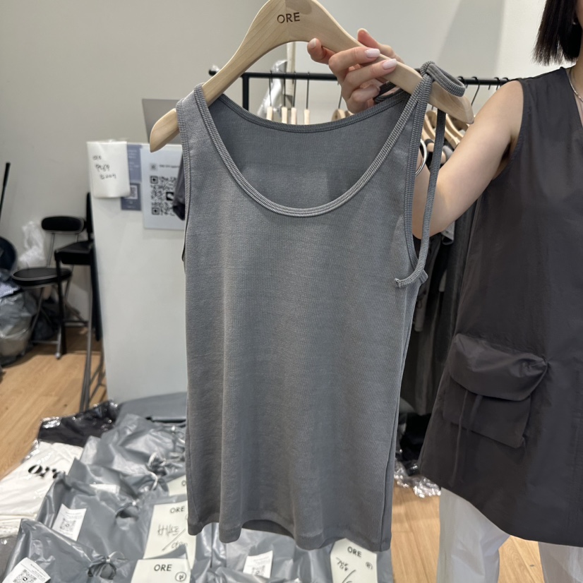 ORE-P東大門直郵女裝新品時尚25春夏推薦人氣休閑吊帶背心ORE吊帶/背心圖色3