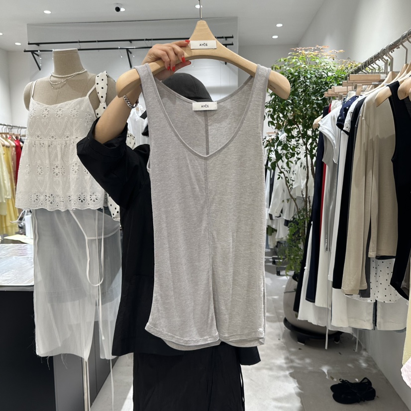 AYCE東大門代購女士新款時尚25春夏真品熱賣休閑職業吊帶背心101SHOWROOM/AYCE吊帶/背心圖色2