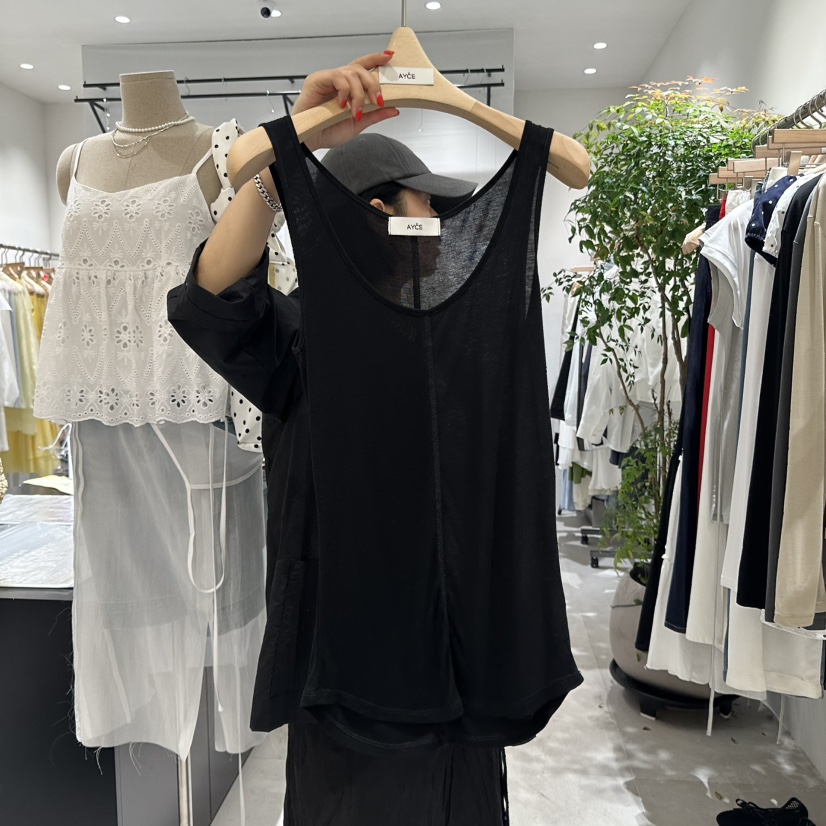 AYCE東大門代購女士新款時尚25春夏真品熱賣休閑職業吊帶背心101SHOWROOM/AYCE吊帶/背心圖色3