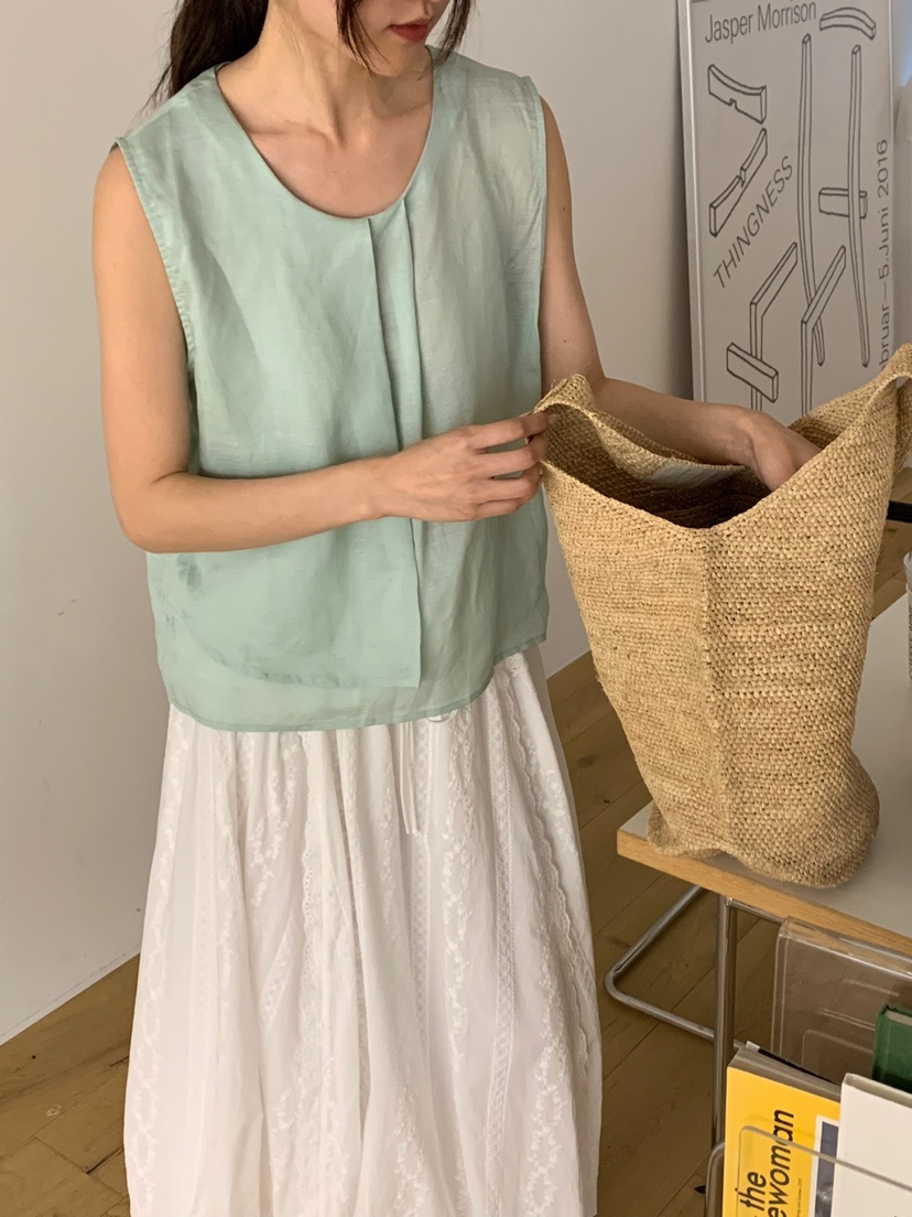 RIVER RAIN東大門直郵女裝新品推薦職業25春夏休閑吊帶背心RIVER RAIN吊帶/背心