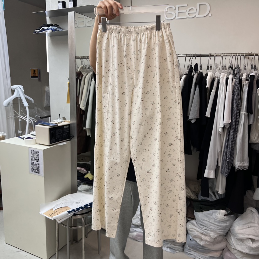 LEESEED-A東大門代購女士新款時尚推薦25春夏真品休閑休閑褲SEeD/LEESEED休閑褲圖色3