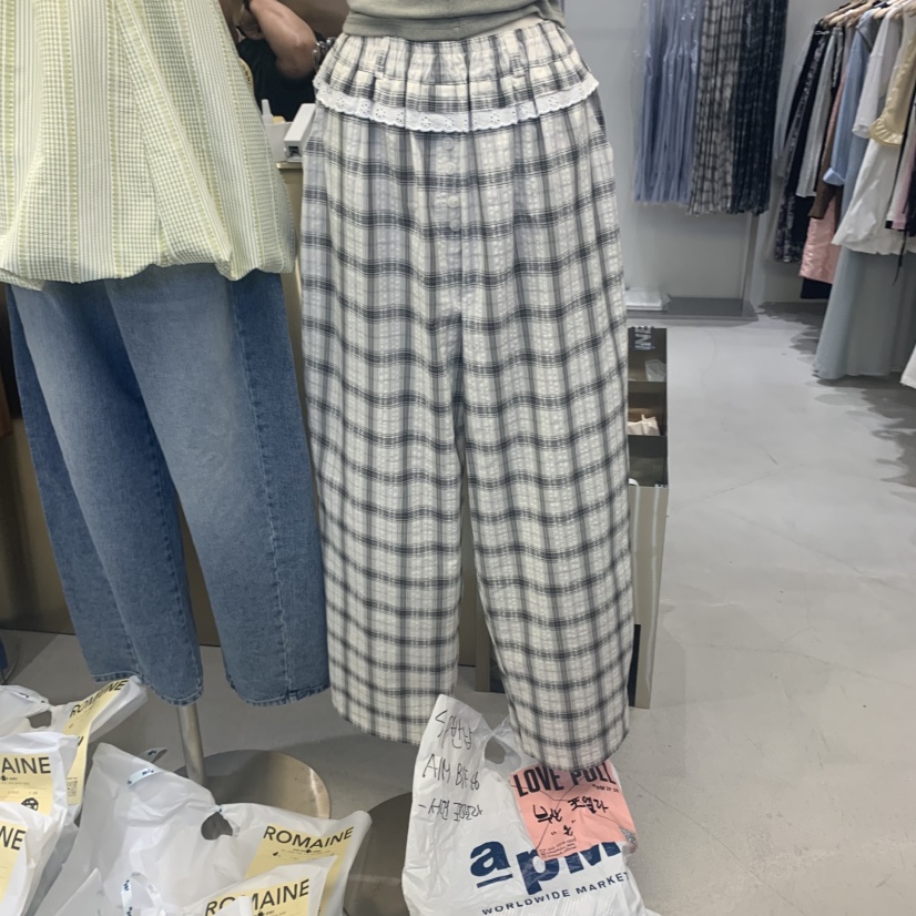 ROMAINE韓國代購女裝新款推薦人氣休閑熱賣25春夏時尚休閑褲ROMAINE休閑褲圖色2