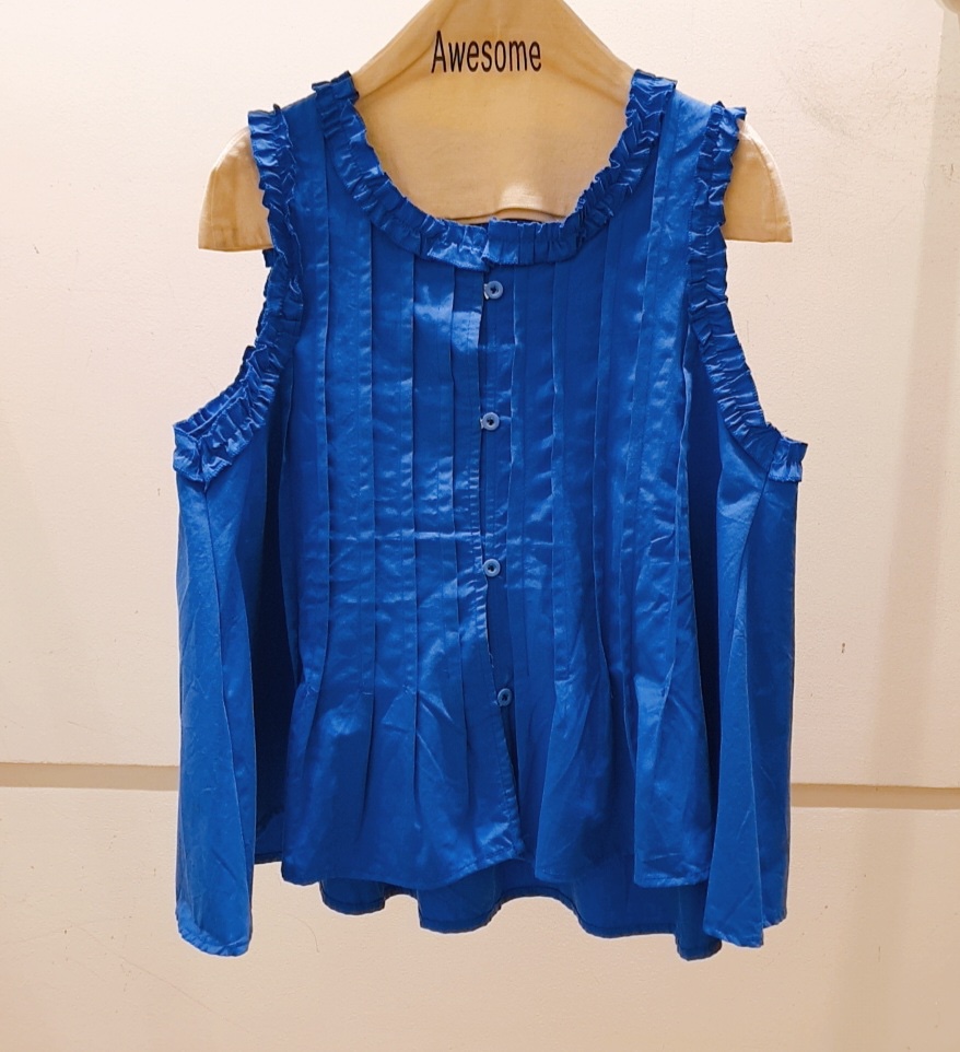 AWESOME-P東大門實拍女裝新款時尚休閑熱賣人氣襯衫蕾絲衫AWESOME-P襯衫/蕾絲衫圖色2