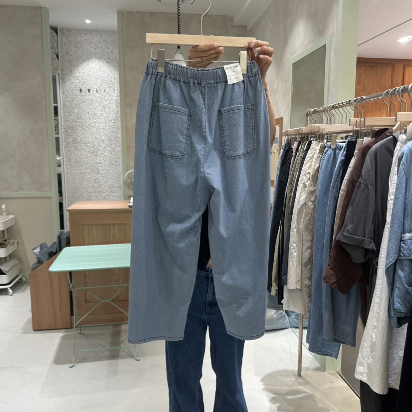 DELI JENNY東大門直郵女裝新品25春夏熱賣真品休閑職業牛仔褲DELI JENNY牛仔褲