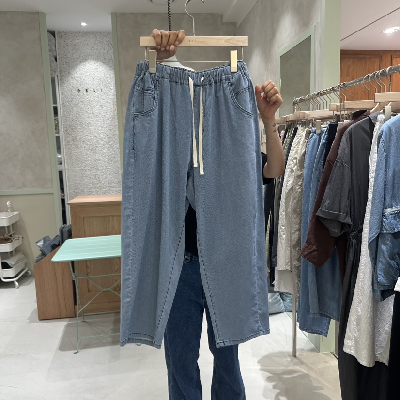 DELI JENNY東大門直郵女裝新品25春夏熱賣真品休閑職業牛仔褲DELI JENNY牛仔褲
