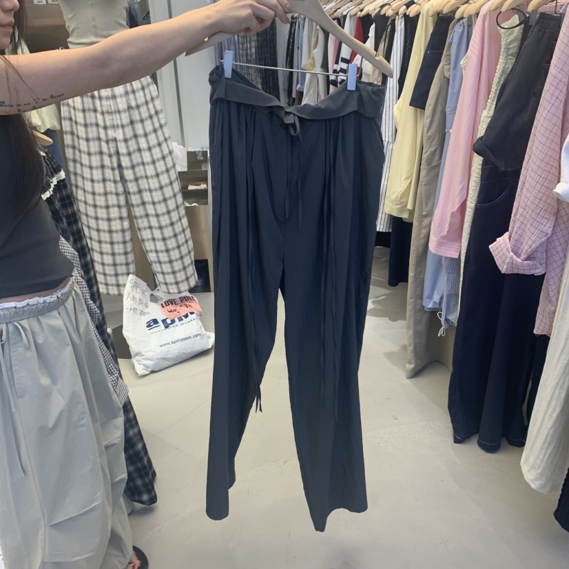 ROMAINE韓國代購女士新品25春夏職業推薦熱賣時尚真品休閑褲ROMAINE休閑褲圖色2