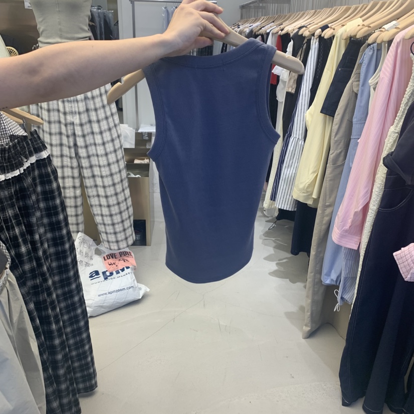 ROMAINE韓國代購女士新品人氣職業推薦休閑熱賣真品吊帶背心ROMAINE吊帶/背心