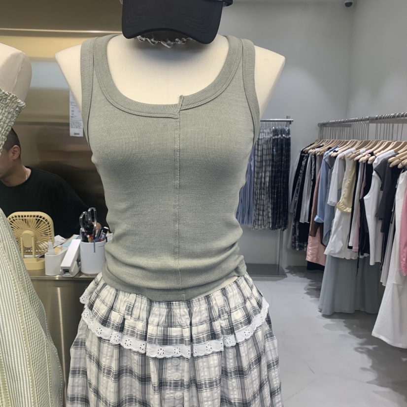ROMAINE韓國代購女士新品人氣職業推薦休閑熱賣真品吊帶背心ROMAINE吊帶/背心