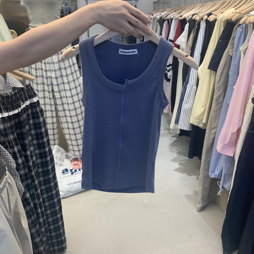 ROMAINE韓國代購女士新品人氣職業推薦休閑熱賣真品吊帶背心ROMAINE吊帶/背心圖色2