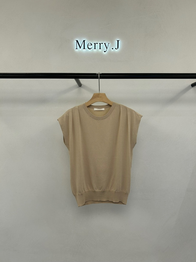 MERRY-J韓國代購女裝新款25春夏休閑真品職業推薦人氣針織衫MERRY-J針織衫