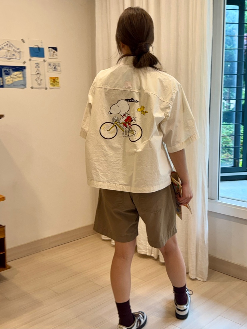 AT NOTE東大門實拍女裝新品真品熱賣人氣襯衫蕾絲衫史努比AT NOTE襯衫/蕾絲衫