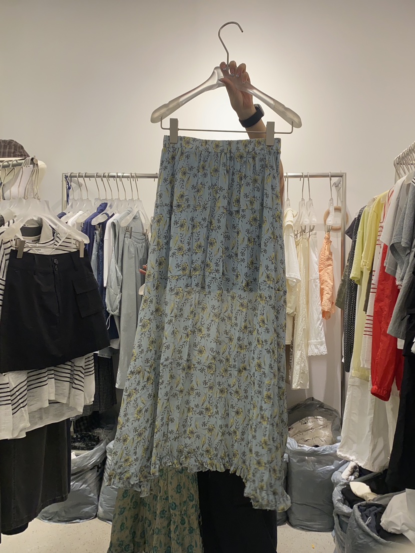 LOOKK韓國代購女裝新款職業25春夏真品休閑人氣推薦熱賣長裙LOOKK長裙