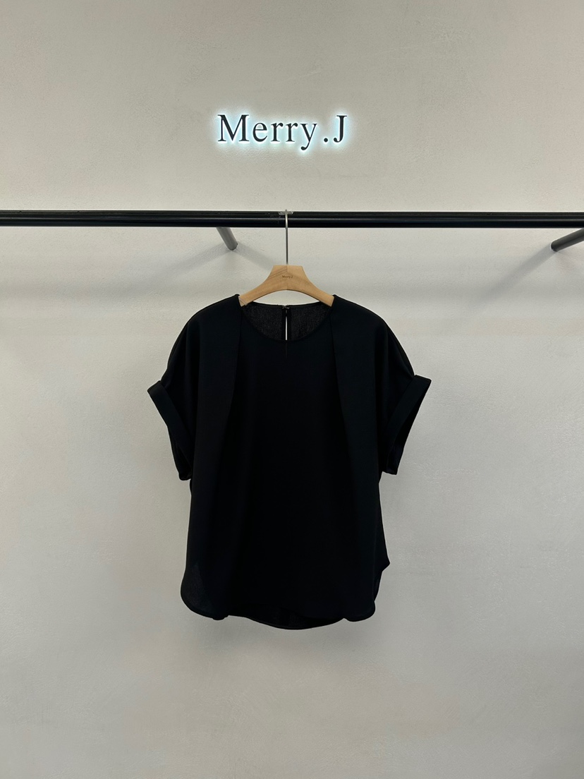 MERRY-J東大門直郵女士新款真品25春夏熱賣時尚襯衫蕾絲衫MERRY-J襯衫/蕾絲衫圖色2