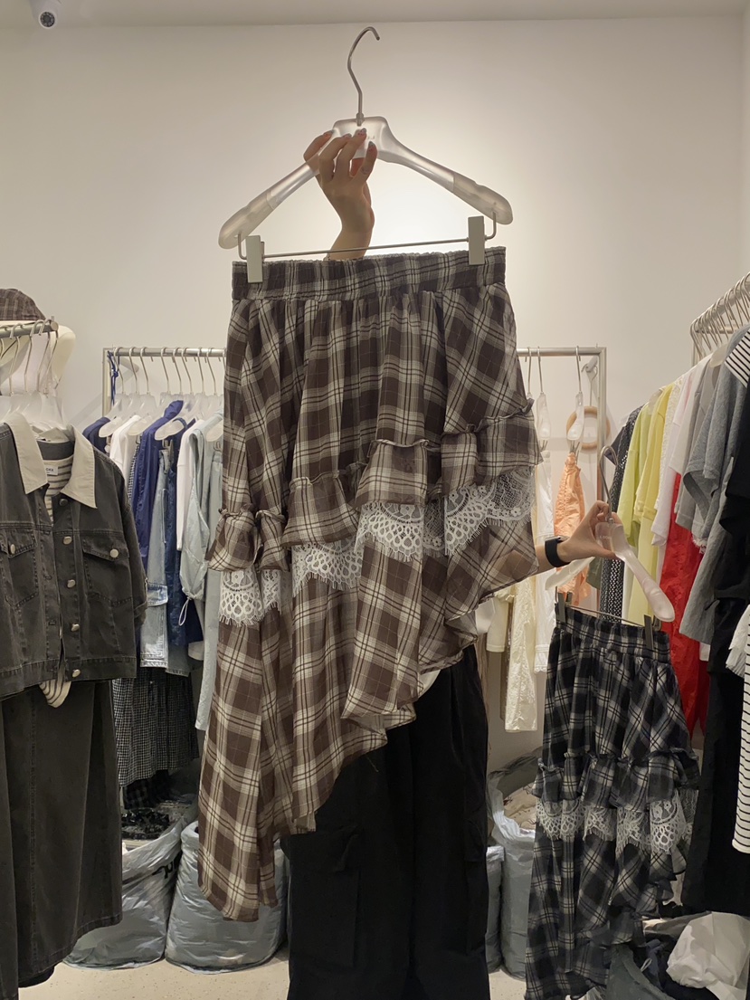 LOOKK韓國直郵女士新款真品25春夏人氣職業時尚半身裙中短裙LOOKK半身裙/中短裙
