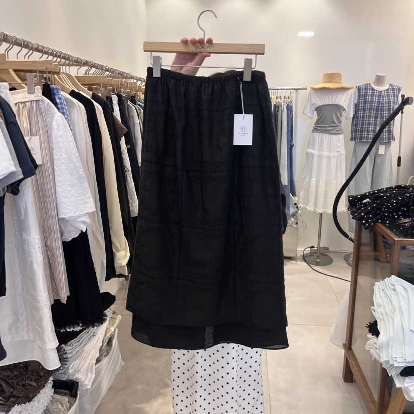 TAN&COMO東大門直郵女裝新款25春夏休閑熱賣半身裙中短裙tan-COMO半身裙/中短裙圖色2