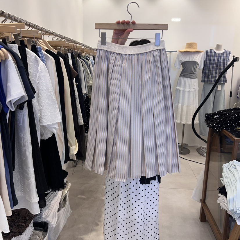 TAN&amp;COMO韓國直郵女士新款真品推薦熱賣25春夏半身裙中短裙tan-COMO半身裙/中短裙