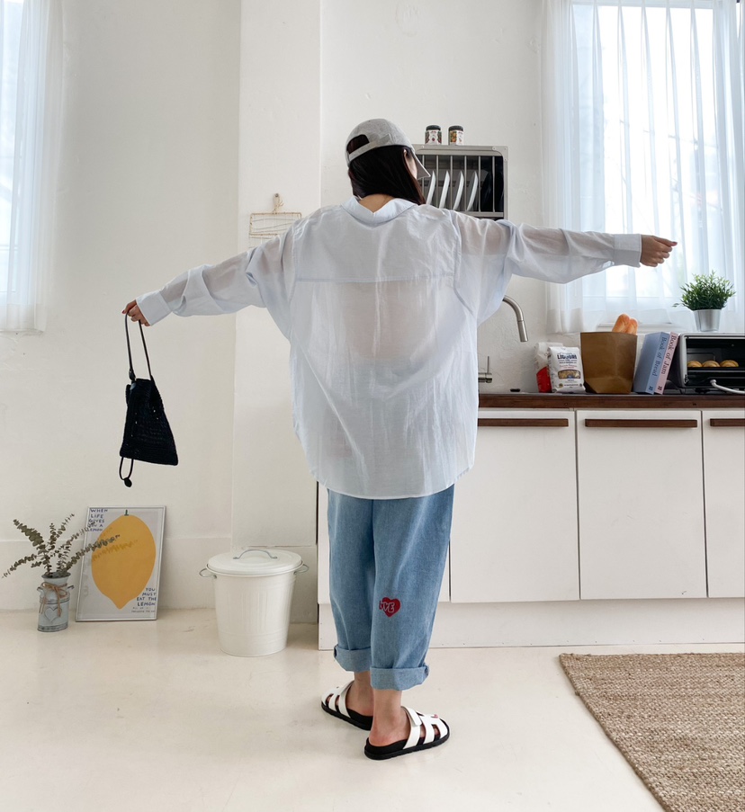 YESFREE韓國直郵女裝新款時尚25春夏職業推薦真品襯衫蕾絲衫YESFREE襯衫/蕾絲衫