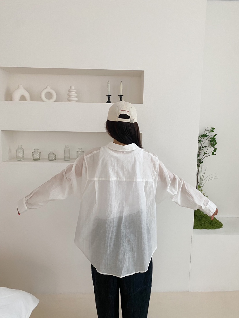 YESFREE韓國直郵女裝新款時尚25春夏職業推薦真品襯衫蕾絲衫YESFREE襯衫/蕾絲衫