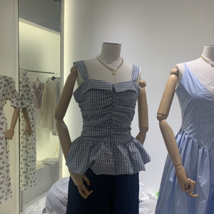 TYCHE東大門代購女士新品時尚職業人氣25春夏熱賣襯衫蕾絲衫TYCHE襯衫/蕾絲衫圖色1