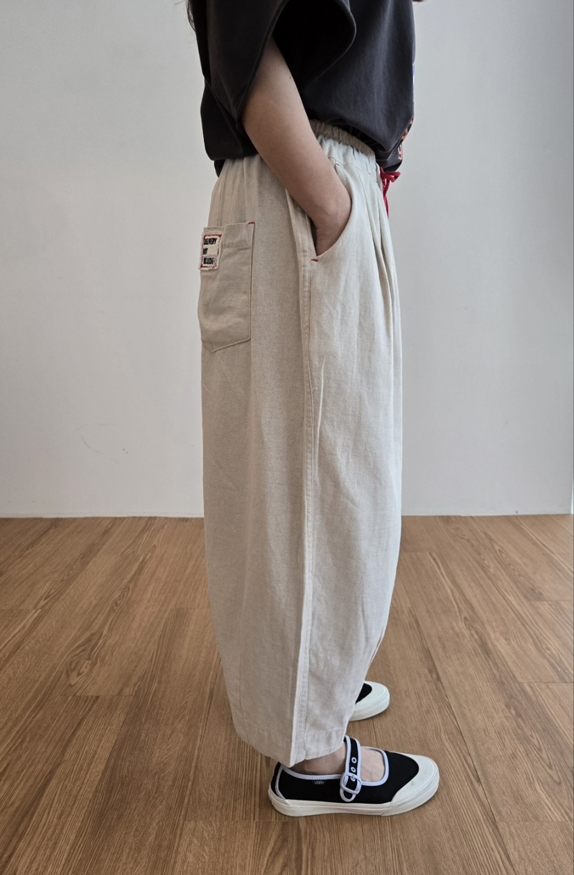 YESFREE東大門實拍女裝新款25春夏熱賣推薦休閑時尚休閑褲亞麻YESFREE休閑褲
