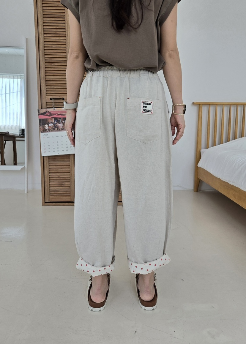 YESFREE東大門實拍女裝新款25春夏熱賣推薦休閑時尚休閑褲亞麻YESFREE休閑褲