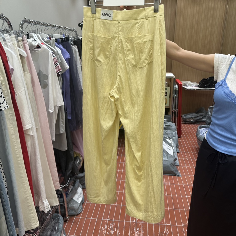E/E/E韓國直郵女士新款職業熱賣人氣真品時尚25春夏休閑褲E/E/E休閑褲