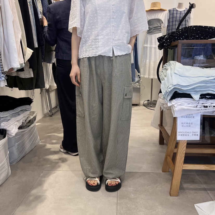 TAN&COMO東大門實拍女士新款推薦真品25春夏時尚休閑褲tan-COMO休閑褲