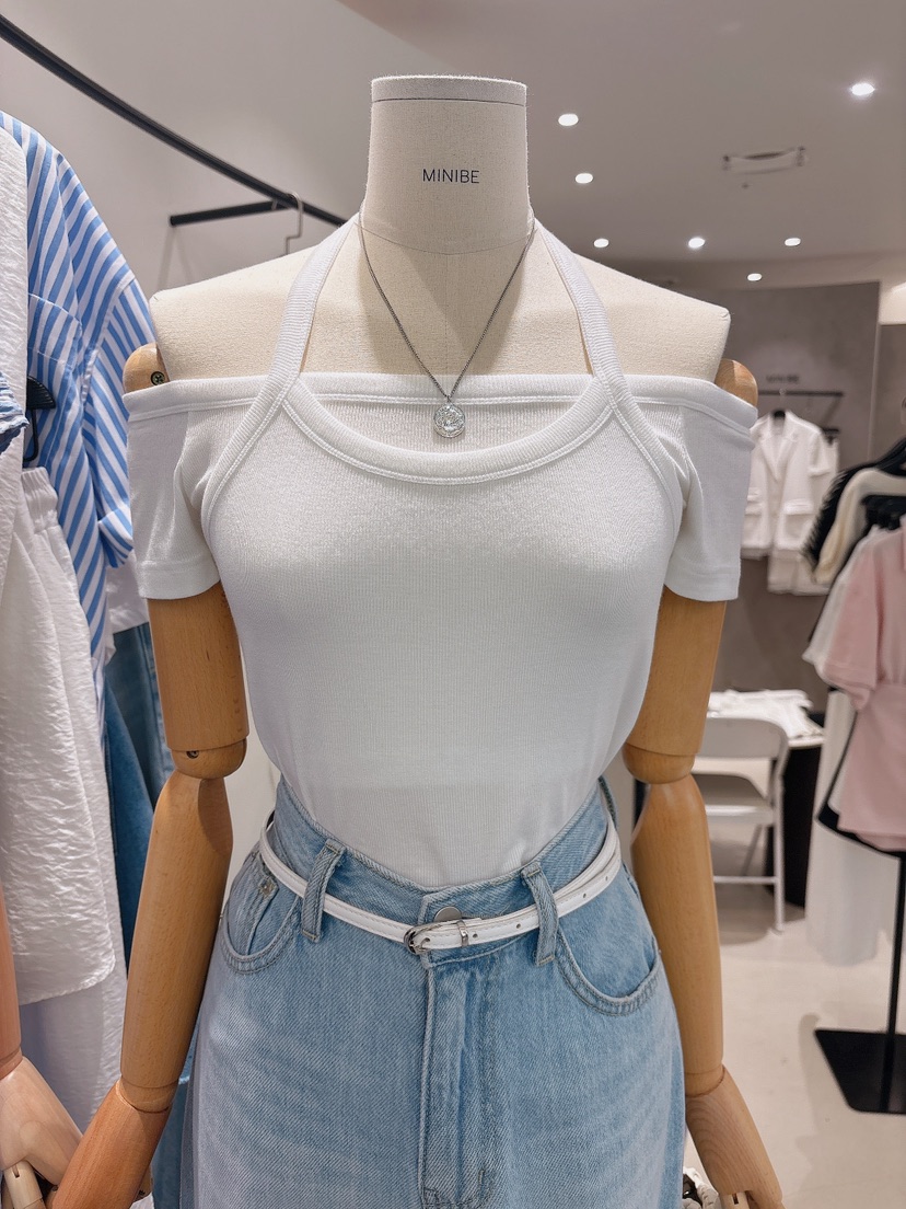 MINI BE東大門代購女士新品時尚人氣真品25春夏職業熱賣T恤MINI BET恤