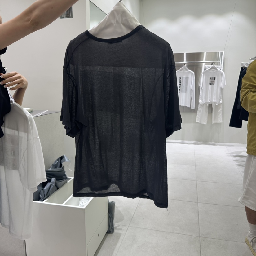 ARTISANAL韓國代購女裝新款休閑25春夏熱賣時尚職業T恤透明ARTISANALT恤