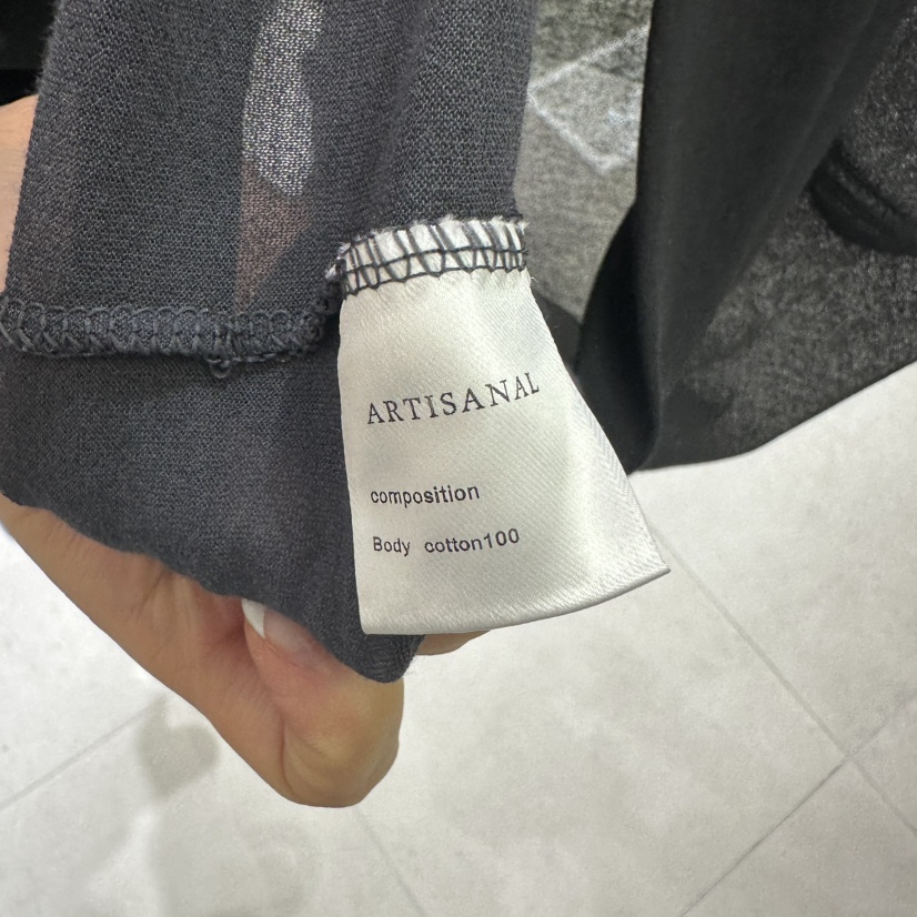 ARTISANAL韓國代購女裝新款休閑25春夏熱賣時尚職業T恤透明ARTISANALT恤