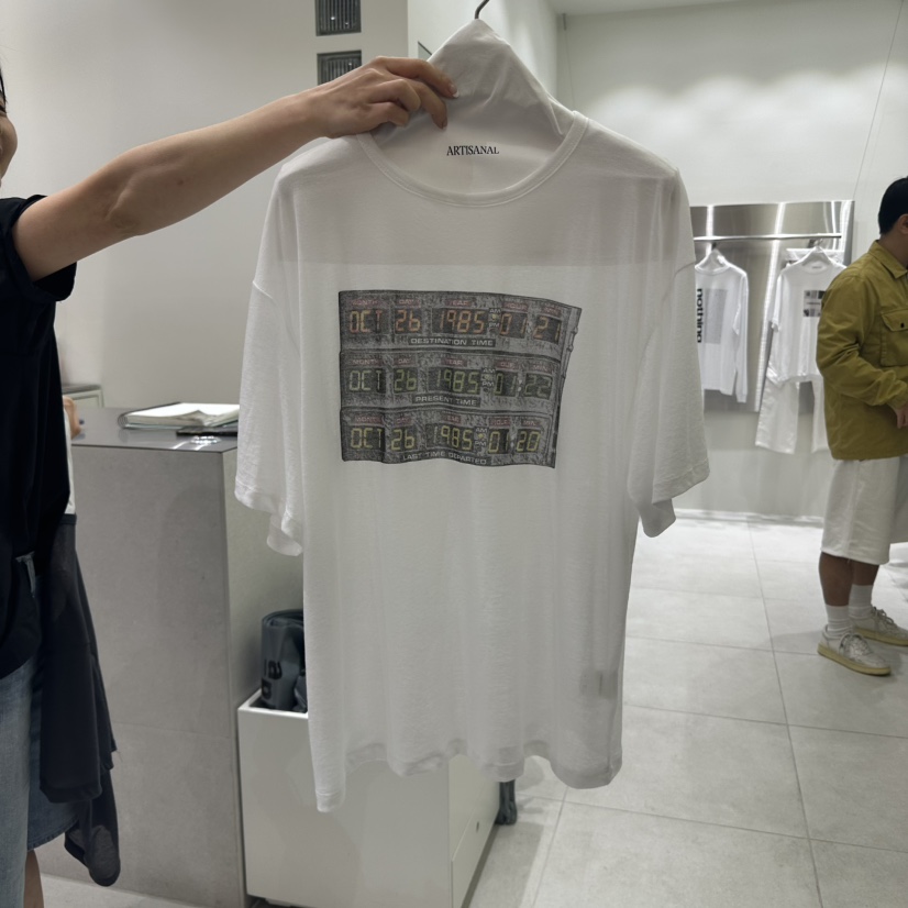 ARTISANAL韓國代購女裝新款休閑25春夏熱賣時尚職業T恤透明ARTISANALT恤