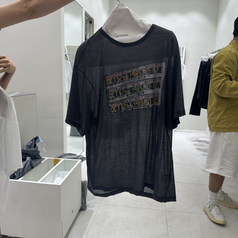 ARTISANAL韓國代購女裝新款休閑25春夏熱賣時尚職業T恤透明ARTISANALT恤圖色2