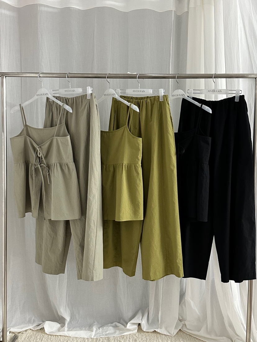RIVER RAIN韓國直郵女士新品人氣休閑職業25春夏時尚吊帶背心RIVER RAIN吊帶/背心