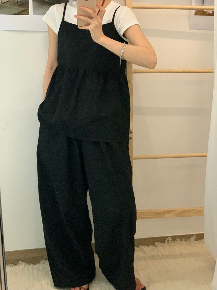 RIVER RAIN韓國直郵女士新品人氣休閑職業25春夏時尚吊帶背心RIVER RAIN吊帶/背心