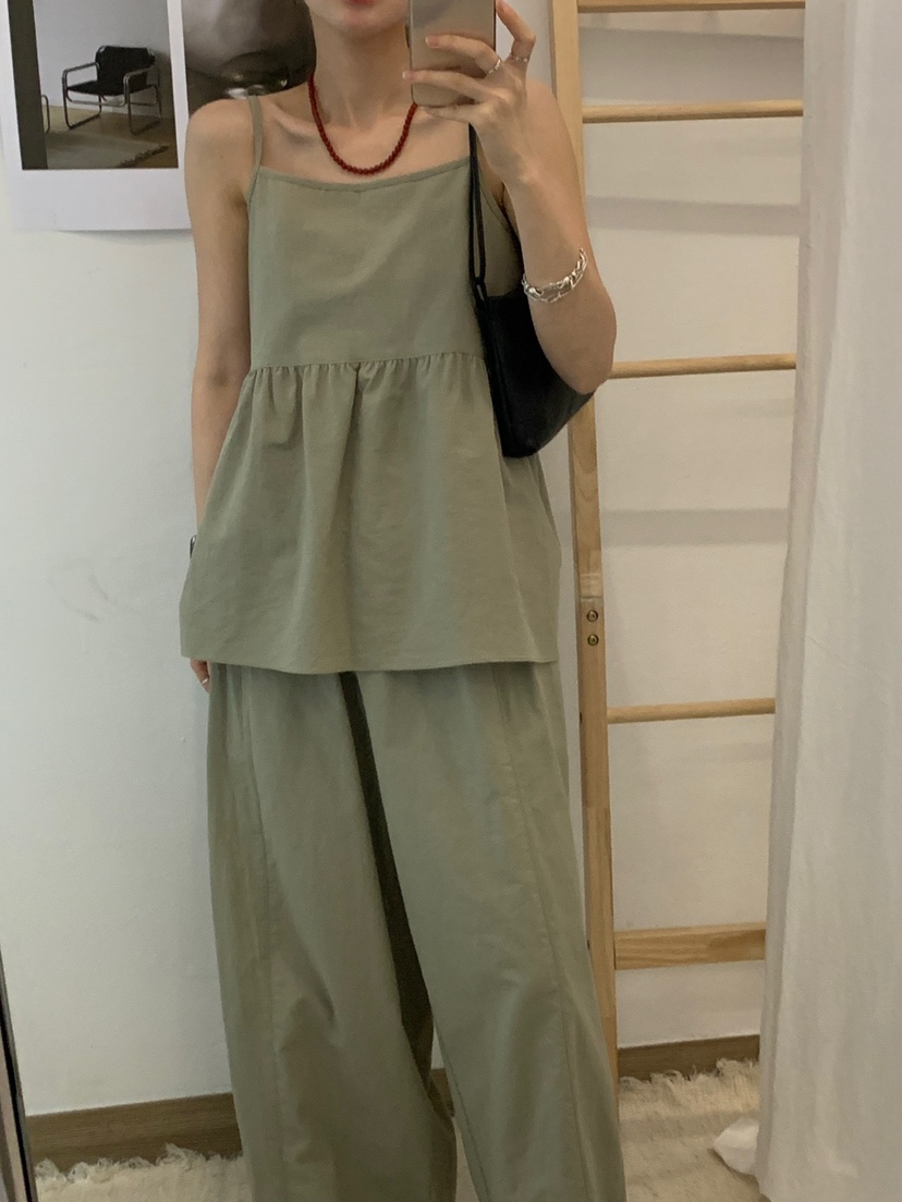 RIVER RAIN韓國直郵女士新品人氣休閑職業25春夏時尚吊帶背心RIVER RAIN吊帶/背心