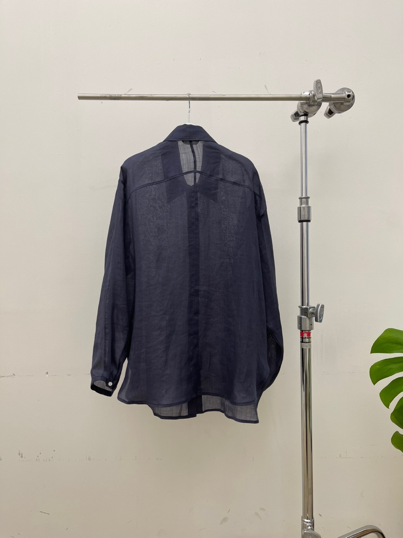 ATMOSPHERE東大門實拍女裝新品25春夏時尚襯衫蕾絲衫亞麻布ATMOSPHERE/BLING襯衫/蕾絲衫