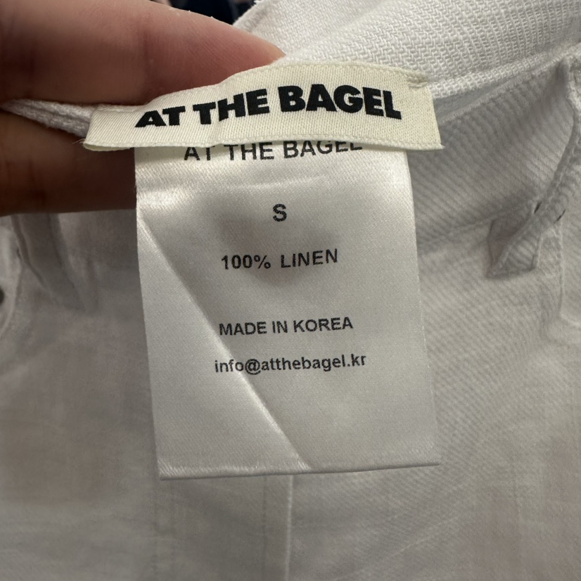 AT THE BAGEL韓國代購女裝新品熱賣推薦25春夏職業休閑短褲AT THE BAGEL短褲