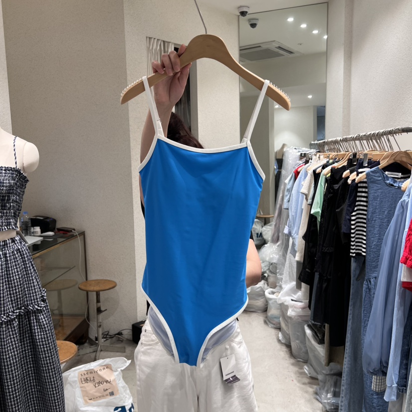 SSEMIENNE韓國代購女裝新款人氣真品25春夏時尚推薦休閑泳裝SSEMIENNE泳裝圖色2