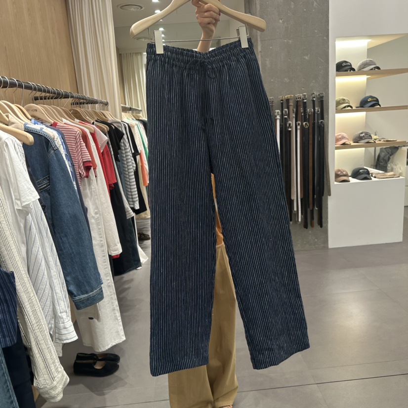 STAYFELT/OF NOTE韓國直郵女裝新品推薦休閑休閑褲亞麻布OF NOTE/STAYFELT休閑褲圖色2