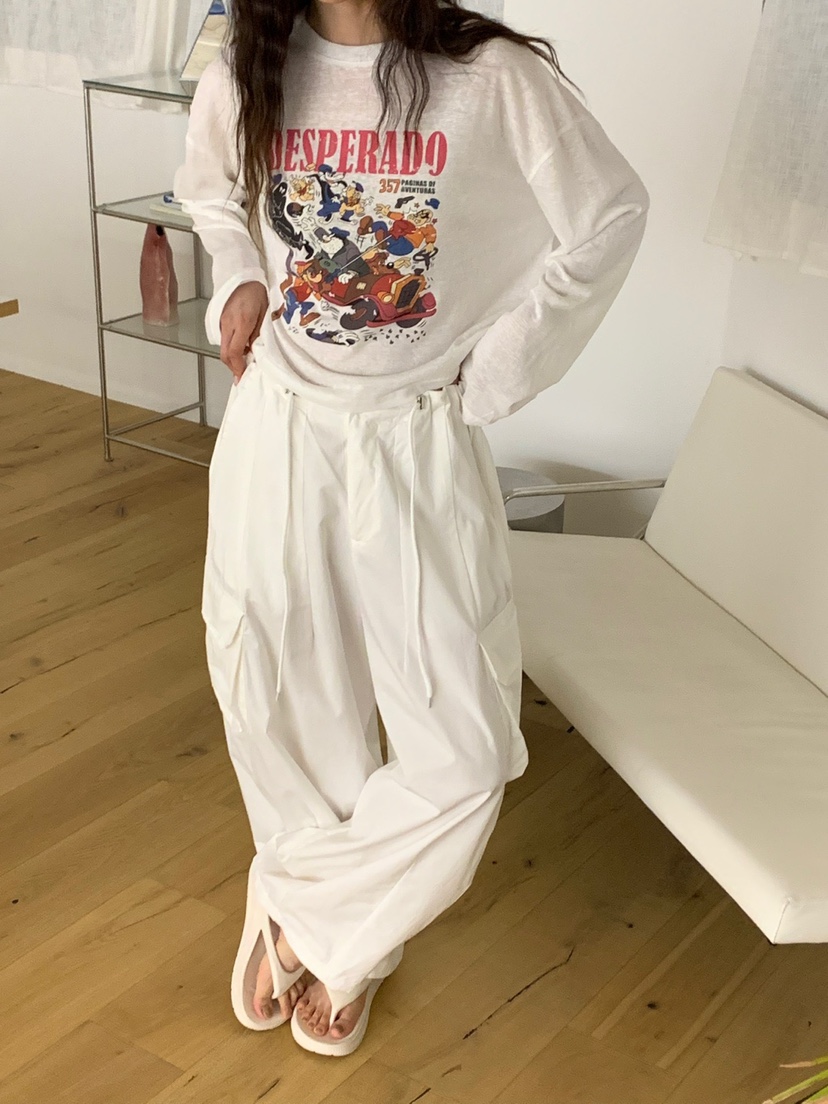 RIVER RAIN韓國直郵女裝新品人氣真品25春夏熱賣推薦休閑褲RIVER RAIN休閑褲