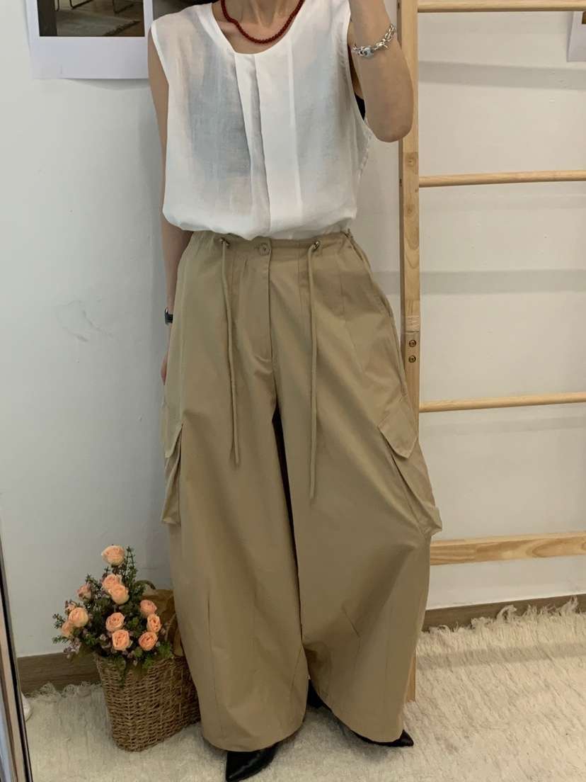 RIVER RAIN韓國直郵女裝新品人氣真品25春夏熱賣推薦休閑褲RIVER RAIN休閑褲