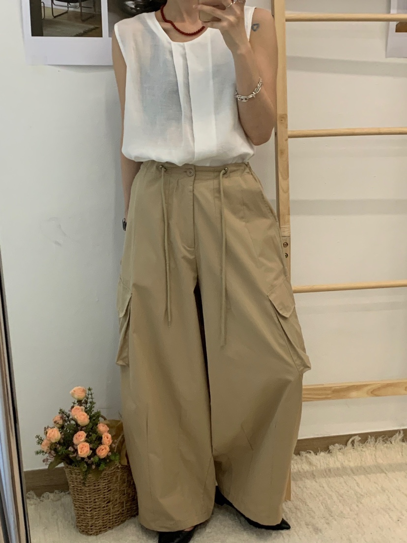 RIVER RAIN韓國直郵女裝新品人氣真品25春夏熱賣推薦休閑褲RIVER RAIN休閑褲