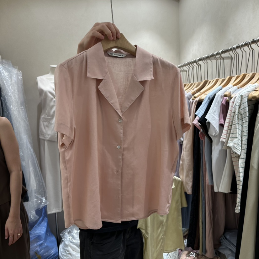 2ND GATE韓國直郵女士新品25春夏時尚熱賣職業真品襯衫蕾絲衫2ND GATE襯衫/蕾絲衫圖色2