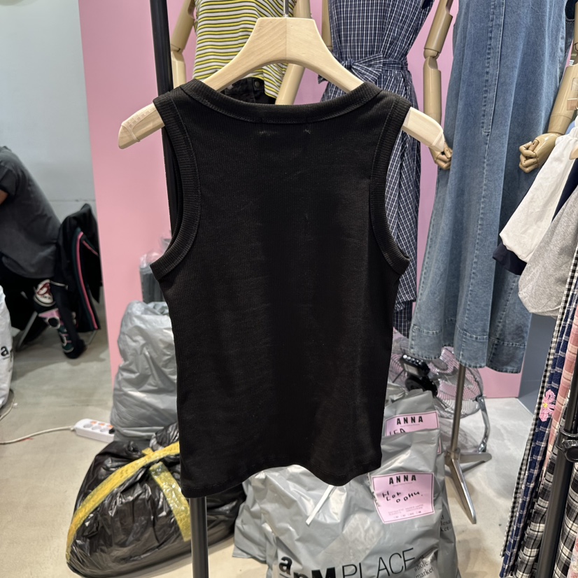 ANNA韓國直郵女裝新品時尚人氣25春夏職業熱賣推薦吊帶背心ANNA吊帶/背心